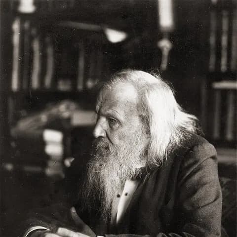 Portrait of Dmitri Mendeleev