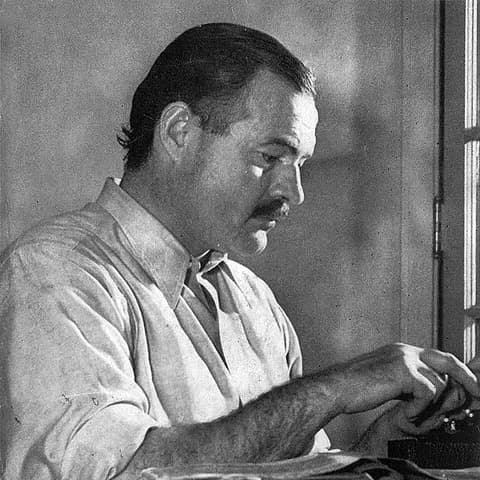 Portrait of Ernest Hemingway