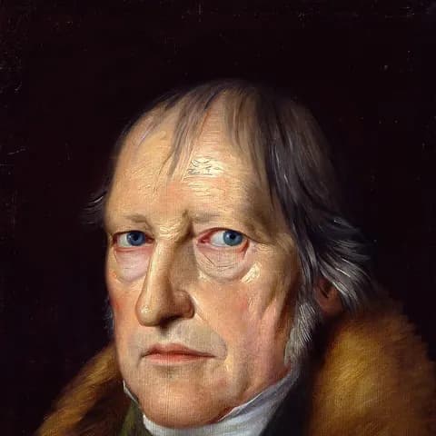 Portrait of Georg Wilhelm Friedrich Hegel