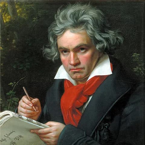 Portrait of Ludwig van Beethoven