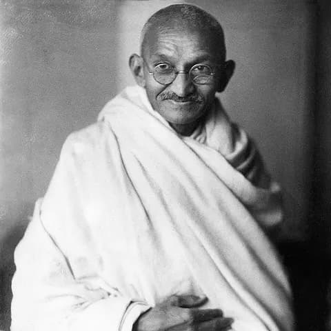 Portrait of Mahatma Gandhi