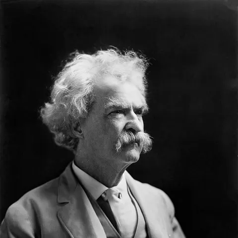 Portrait of Mark Twain