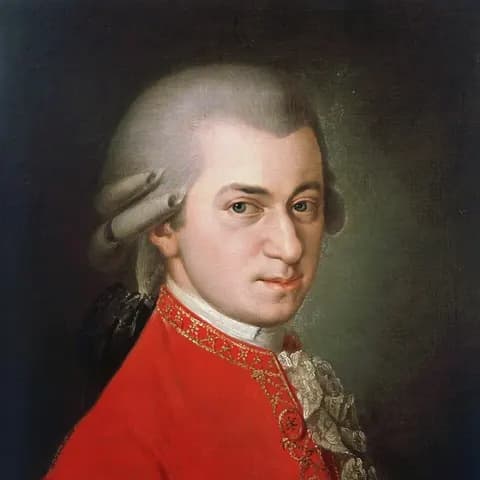 Portrait of Wolfgang Amadeus Mozart